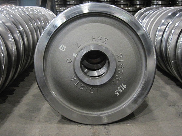 China AAR high quality casting steel railway wheelsets for railcar